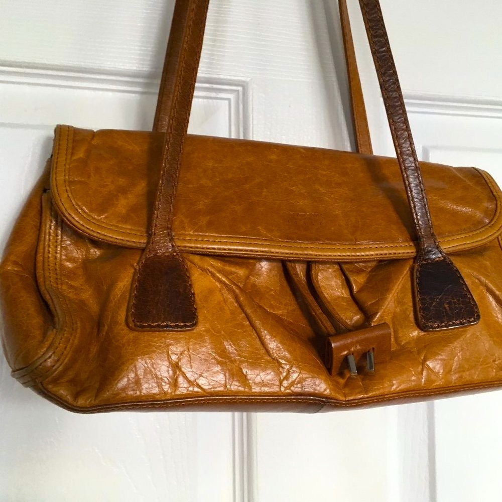 Leather Shoulder bag - brown